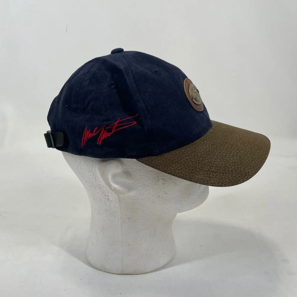 American Needle Mark Martin Valvoline Navy Brown Strapback NASCAR‎ Racing Hat